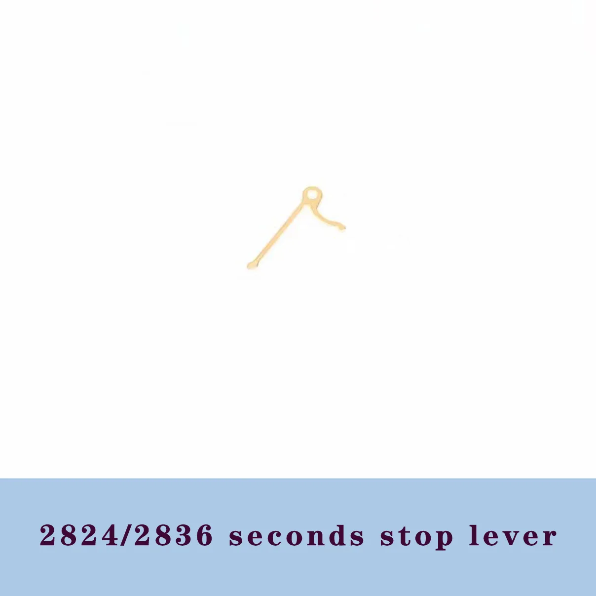 Watch movement accessory stop second lever suitable for 2824/2836 movement stop second fork watch repair accessories
Watch movement accessory stop second lever suitable for 2824/2836 movement stop second fork watch repair accessories