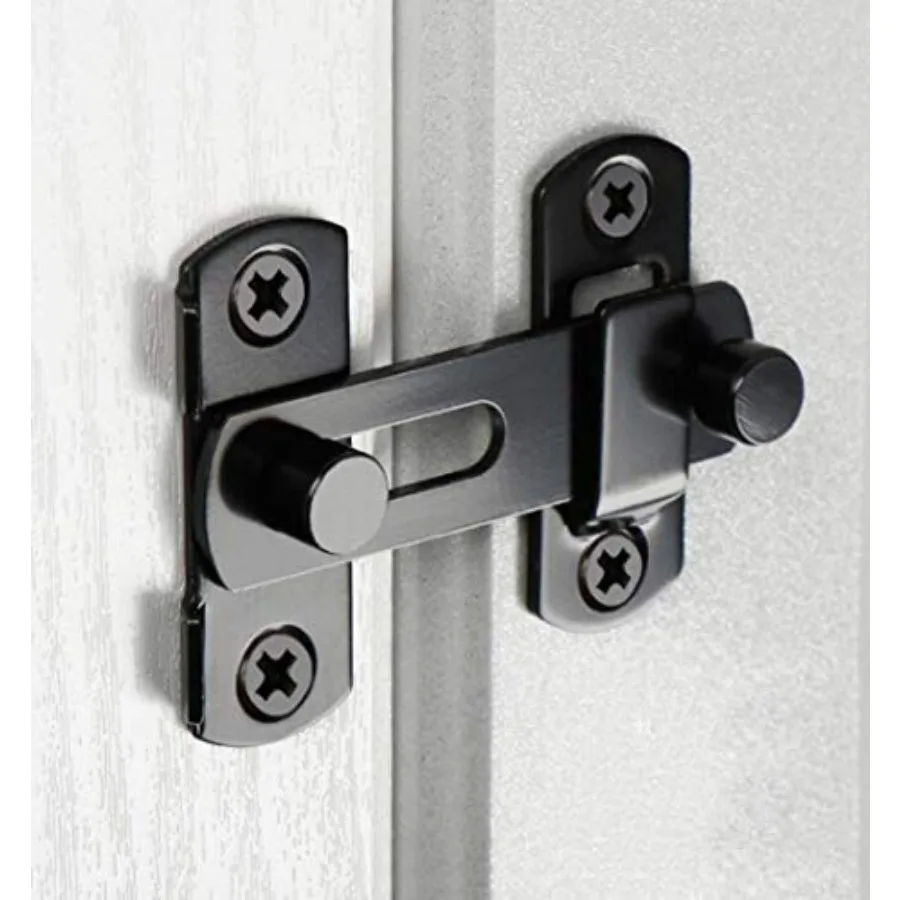 YUM 2 Pack Small Stainless Steel Flip Lock Safety Door Bolt, Holder Latch Black
YUM 2 Pack Small Stainless Steel Flip Lock Safety Door Bolt, Holder Latch Black