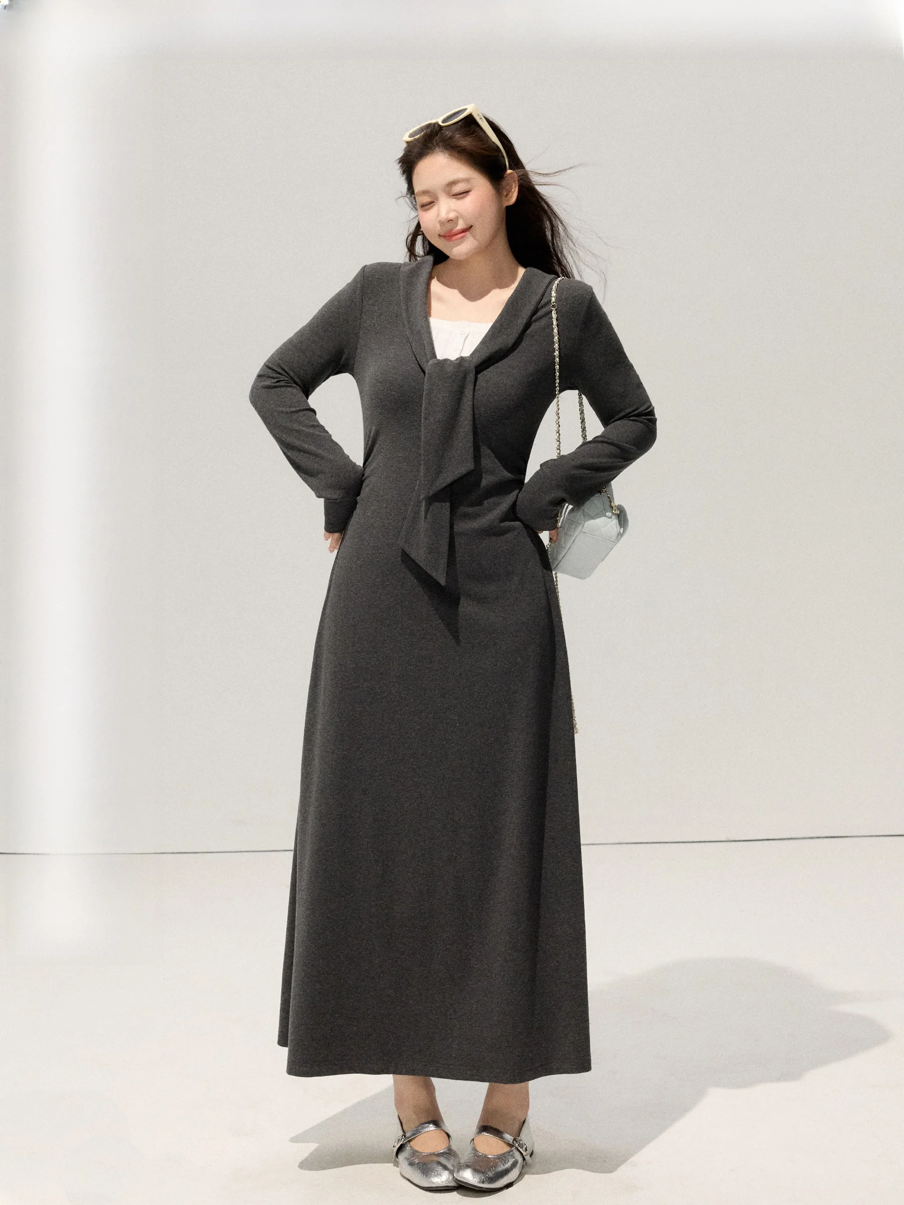 Juxiu Studio "All City in Love" plus Size Dress with Waist Cinching Belt Slimming Long Skirt Casual A-Line Cotton Blend
Juxiu Studio "All City in Love" plus Size Dress with Waist Cinching Belt Slimming Long Skirt Casual A-Line Cotton Blend