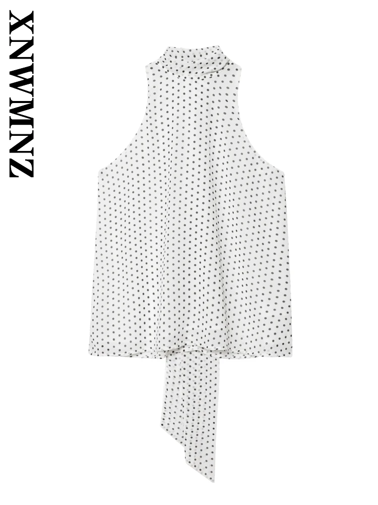 XNWMNZ 2025 Summer New Women Clothing Chic Sexy Sleeveless Halter Top club Woman's Color Block Shoulder Party Tie dot
XNWMNZ 2025 Summer New Women Clothing Chic Sexy Sleeveless Halter Top club Woman's Color Block Shoulder Party Tie dot