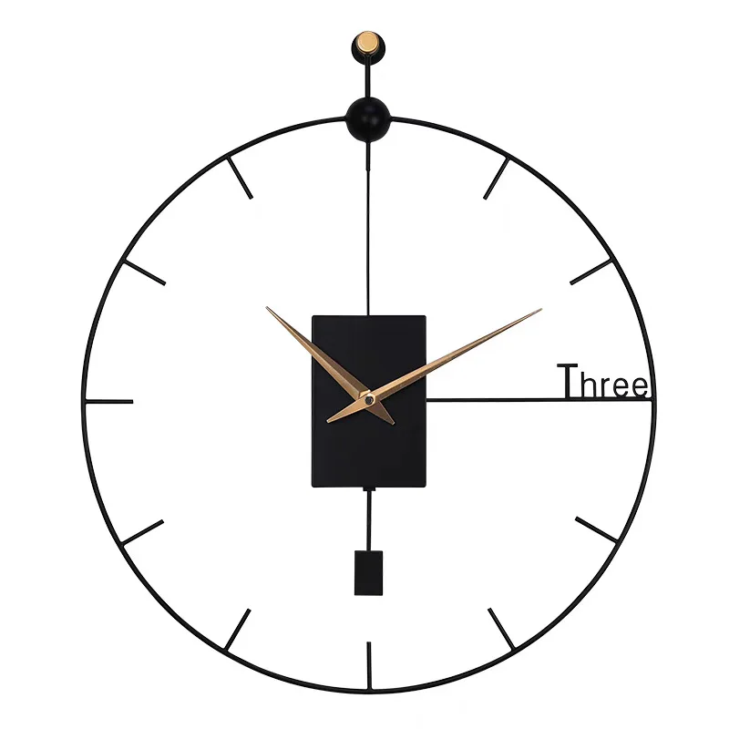 Wall clock Living room No punching Household simple creative wall watch Fashion restaurant clock Atmospheric light luxury clock
Wall clock Living room No punching Household simple creative wall watch Fashion restaurant clock Atmospheric light luxury clock