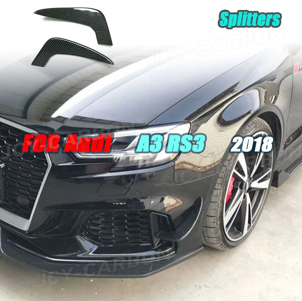 JCYECF 2Pcs/set Carbon Fiber Front Bumper Side Fins For Audi A3 RS3 Sedan Fins Shark Style Molding Garnish Bumper Decoration
JCYECF 2Pcs/set Carbon Fiber Front Bumper Side Fins For Audi A3 RS3 Sedan Fins Shark Style Molding Garnish Bumper Decoration