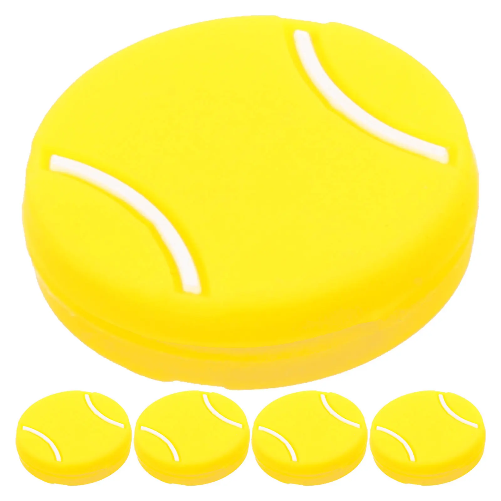 5Pcs Cartoon Tennis Racket Dampeners Silicone Shock Absorbers Vibration Dampener Tennis Silicone Vibration Dampener
5Pcs Cartoon Tennis Racket Dampeners Silicone Shock Absorbers Vibration Dampener Tennis Silicone Vibration Dampener