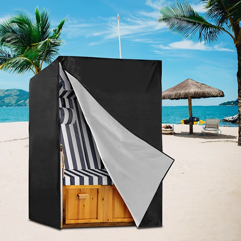 210D Black Outdoor Beach Chair Cover, Garden Swing Cover, Durable Courtyard Chair Cover
210D Black Outdoor Beach Chair Cover, Garden Swing Cover, Durable Courtyard Chair Cover