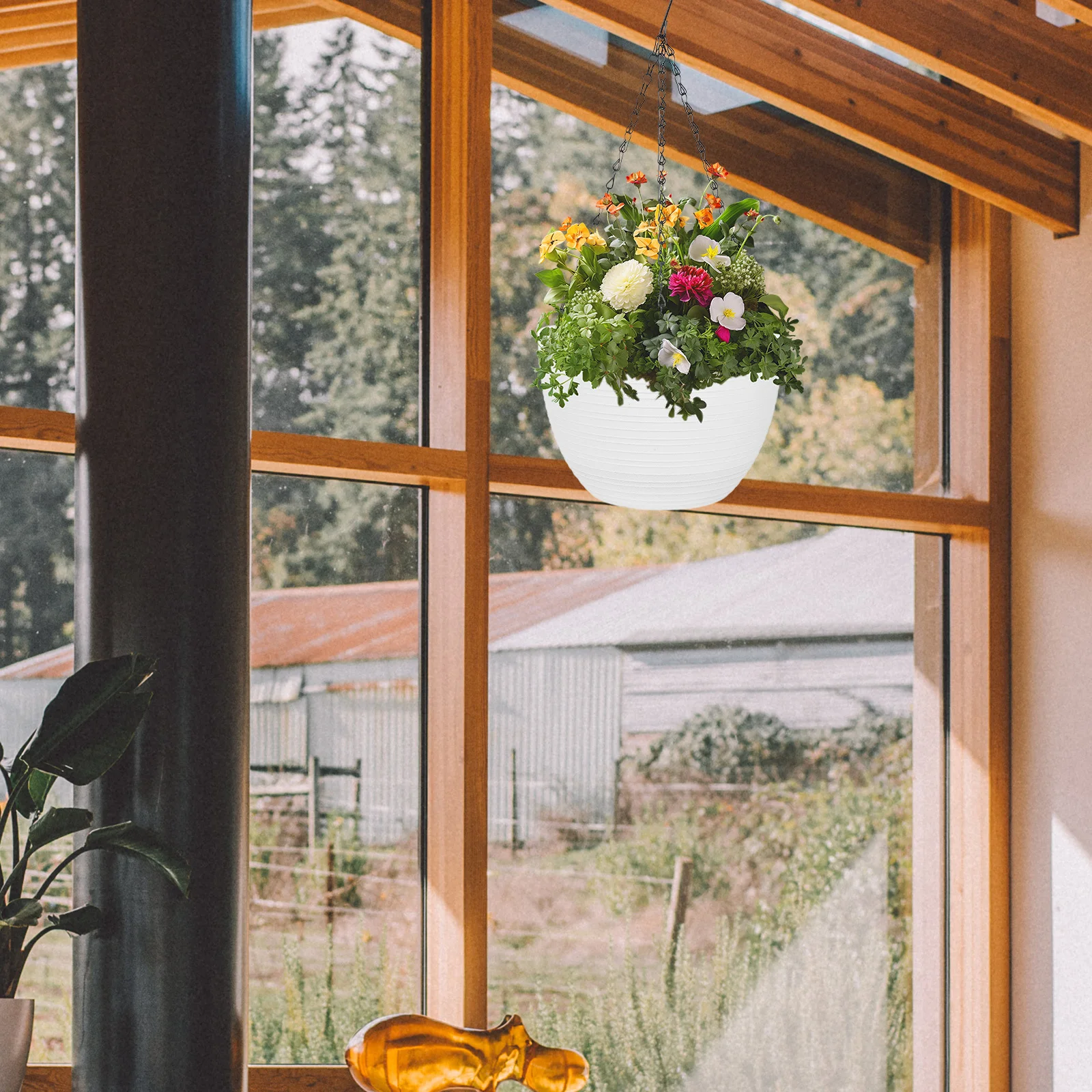 Hanging Flowerpot for Plants Indoor Outdoor Wall Mount Basket Durable Space-Saving Garden Decor Decorative Baskets
Hanging Flowerpot for Plants Indoor Outdoor Wall Mount Basket Durable Space-Saving Garden Decor Decorative Baskets