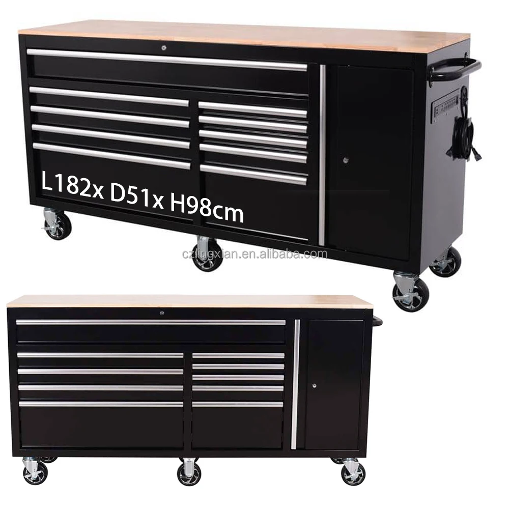 Стандартная модель 72 дюйма. Ш x 20 дюймов. Мобильный рабочий шкаф-тумба D с 10 ящиками, черный, с верхней столешницей из массива дерева
Стандартная модель 72 дюйма. Ш x 20 дюймов. Мобильный рабочий шкаф-тумба D с 10 ящиками, черный, с верхней столешницей из массива дерева