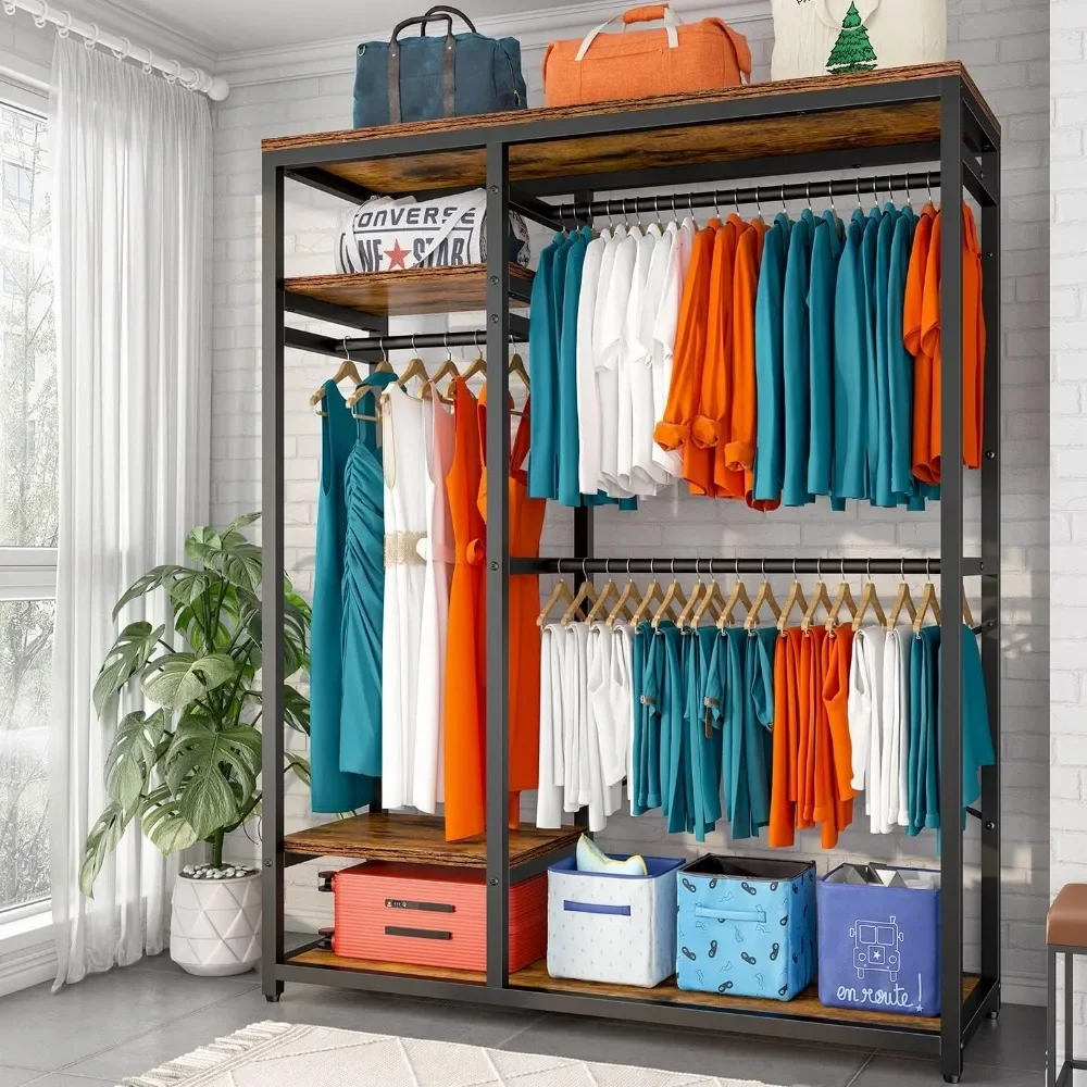 Wardrobes Closet Organizer Clothes Rack Heavy Duty Clothing Rack with Shelves Wardrobe Racks for Hanging Wardrobes
Wardrobes Closet Organizer Clothes Rack Heavy Duty Clothing Rack with Shelves Wardrobe Racks for Hanging Wardrobes