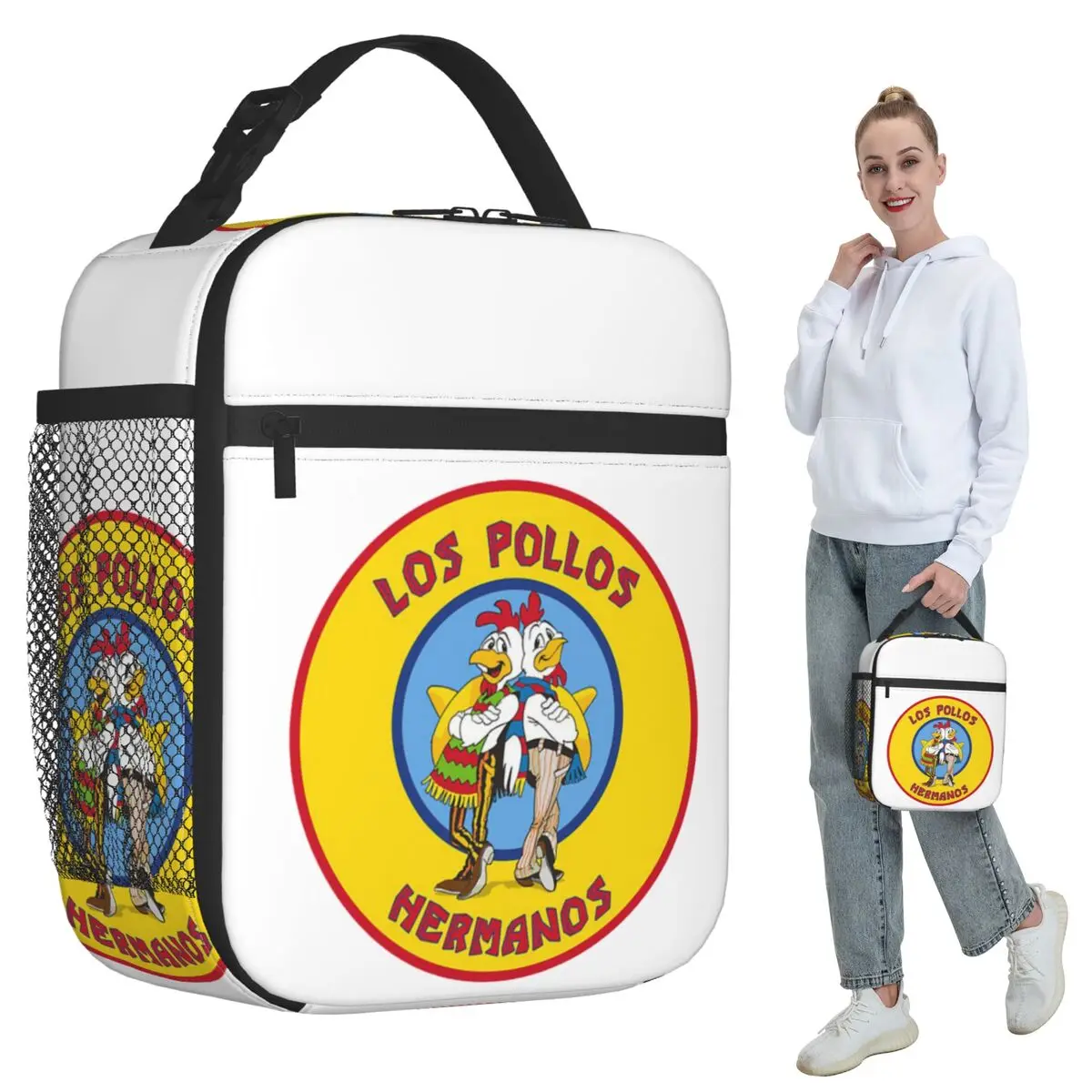 Los Pollos Insulated Lunch Bag for Women Office Cooler Thermal Food Box Tote Portable Lunch Boxes Container
Los Pollos Insulated Lunch Bag for Women Office Cooler Thermal Food Box Tote Portable Lunch Boxes Container