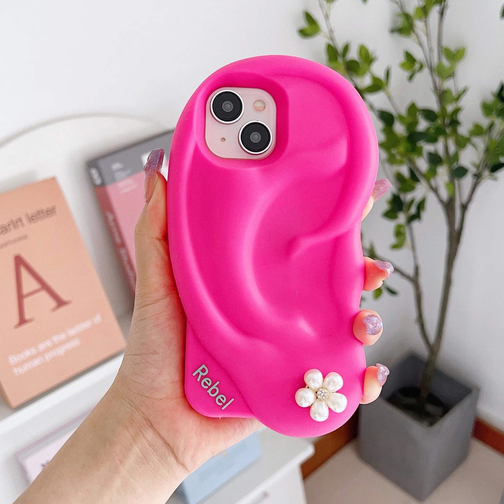 Ear shape rose silicone case for iPhone15 11 14 13 12 Pro Max Plus phone case interesting
Ear shape rose silicone case for iPhone15 11 14 13 12 Pro Max Plus phone case interesting