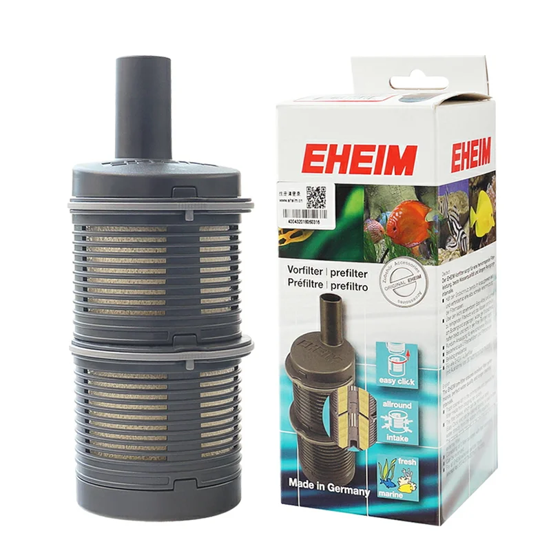 EHEIM Aquarium External Canister Filter & Powerhead Prefilter with Cartridges - Quick Water Cleaning System for Fish Tanks
EHEIM Aquarium External Canister Filter & Powerhead Prefilter with Cartridges - Quick Water Cleaning System for Fish Tanks
