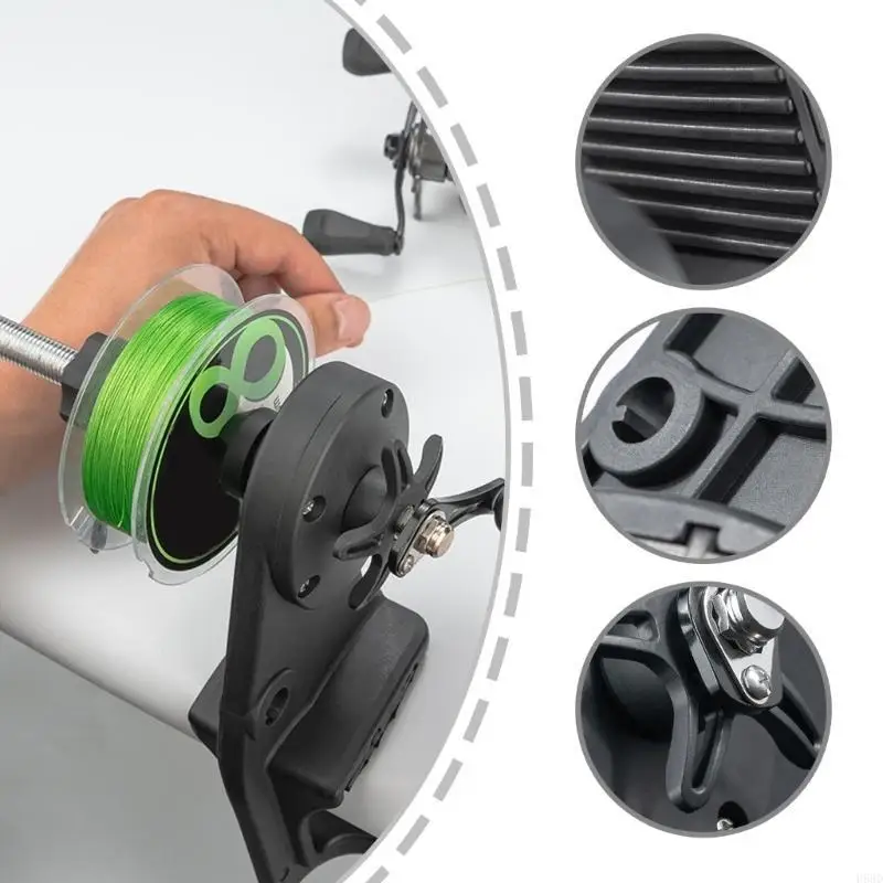 Fishing Line Winders Spoolers Adjustable Stable Spoolers Machine Rotating Reels & Cast Reels Equipment Easy to Use
Fishing Line Winders Spoolers Adjustable Stable Spoolers Machine Rotating Reels & Cast Reels Equipment Easy to Use