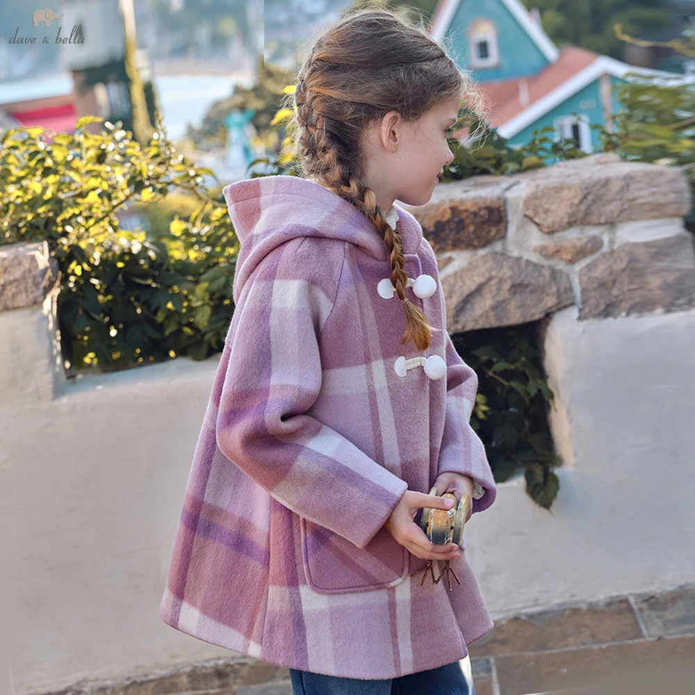 Dave Bella Children Plaid Wool Parkas Jacket Girls Winter Thicken Warm Hooded Coats Kids Outerwear Clothes DK4254947
Dave Bella Children Plaid Wool Parkas Jacket Girls Winter Thicken Warm Hooded Coats Kids Outerwear Clothes DK4254947