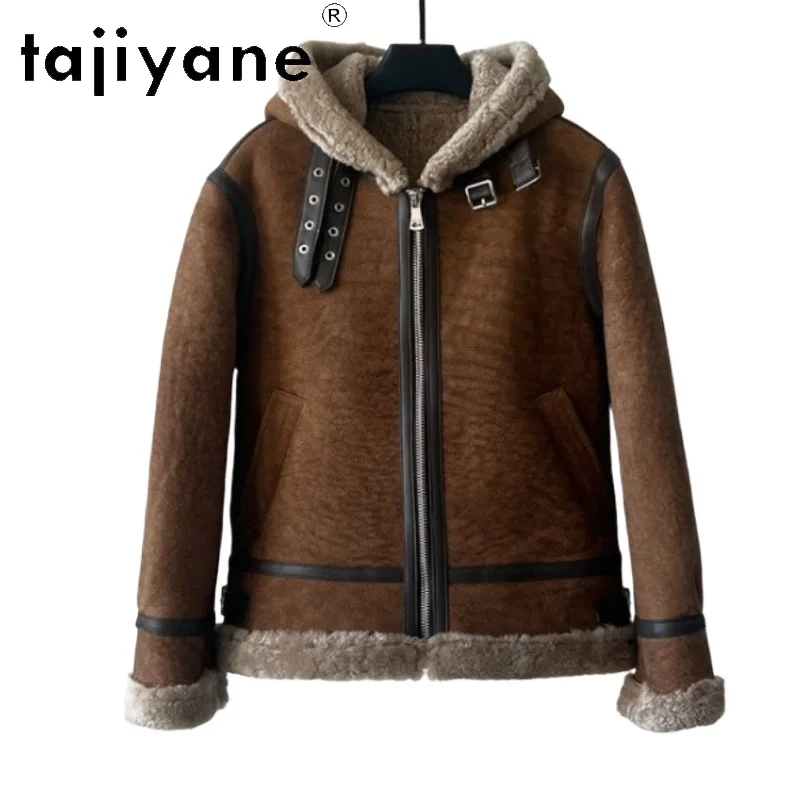 TAJIYANE Real Fur Jacket Shearling Winter Coat Women Hooded Tops Fur Coat Motorcycle Jackets of Woman Clothing 2026 Шуба Short
TAJIYANE Real Fur Jacket Shearling Winter Coat Women Hooded Tops Fur Coat Motorcycle Jackets of Woman Clothing 2026 Шуба Short