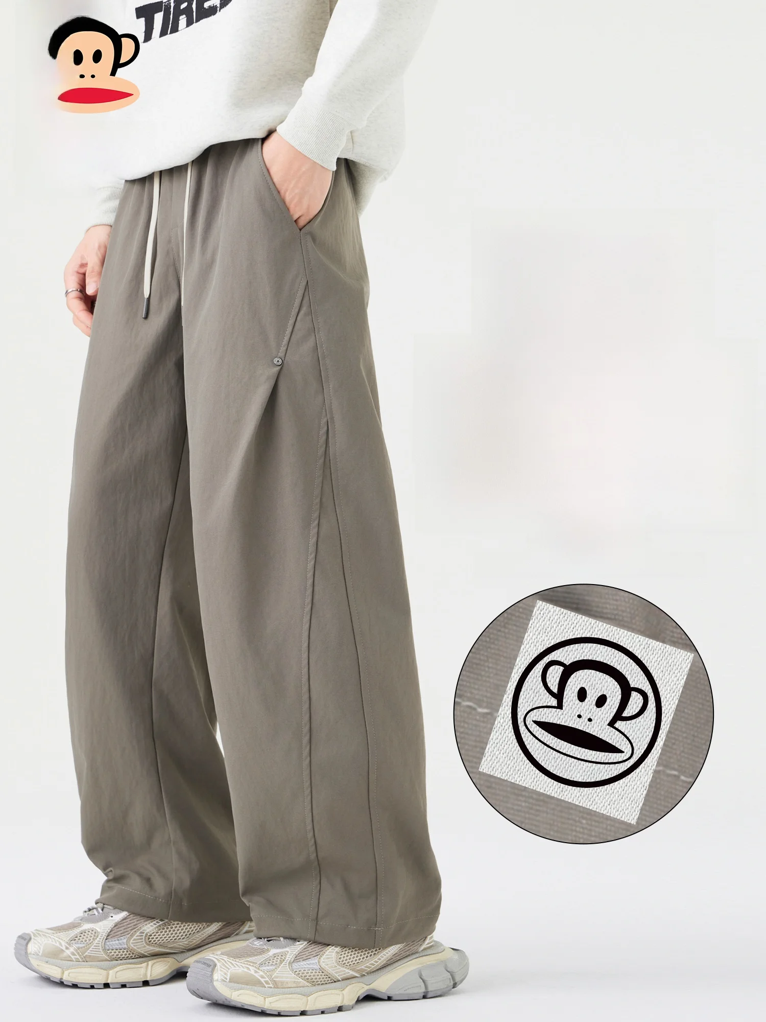 PaulFrank Spring American Sle Casual Pants Men High Street Loose Long Trousers Wide Leg ket mid Waist No Stretch
PaulFrank Spring American Sle Casual Pants Men High Street Loose Long Trousers Wide Leg ket mid Waist No Stretch