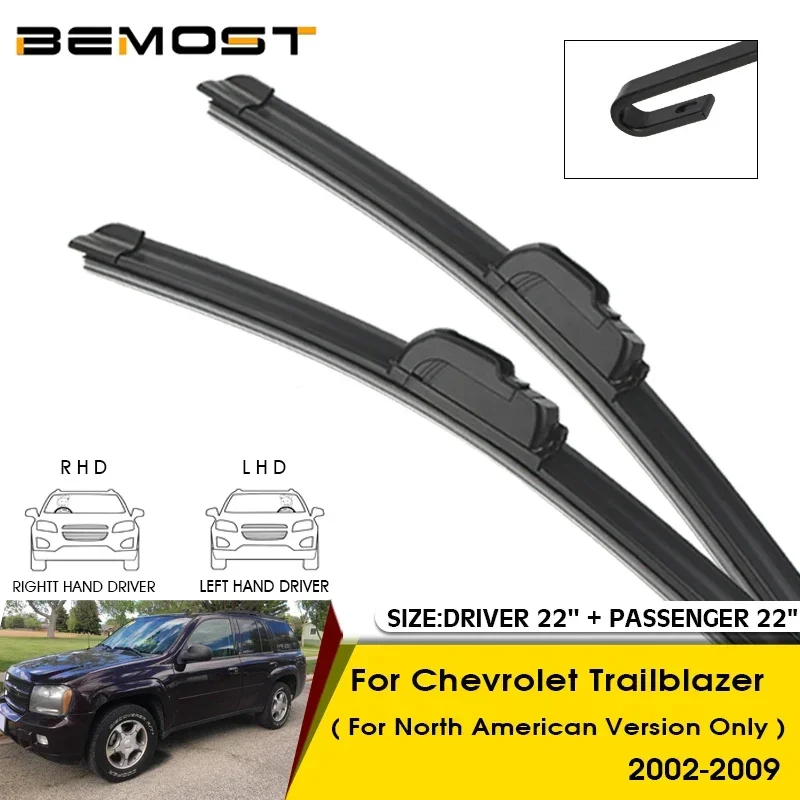 Car Wiper Blades For Chevrolet Trailblazer 2002-2009 Windshield Windscreen Front Window Blades 22"+22" Car Accessories
Car Wiper Blades For Chevrolet Trailblazer 2002-2009 Windshield Windscreen Front Window Blades 22"+22" Car Accessories