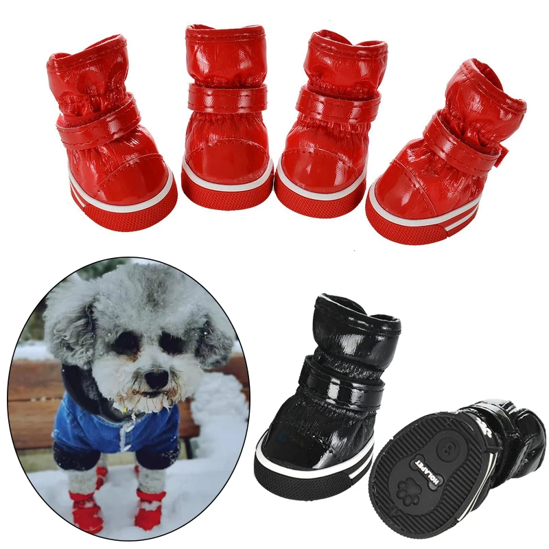 Pet Shoes Thick Fur Dog Snow Boots Waterproof Anti Slip Rain Footwear For Small Dogs Winter Soft Puppy Outdoor Boots 4Pcs/Set
Pet Shoes Thick Fur Dog Snow Boots Waterproof Anti Slip Rain Footwear For Small Dogs Winter Soft Puppy Outdoor Boots 4Pcs/Set
