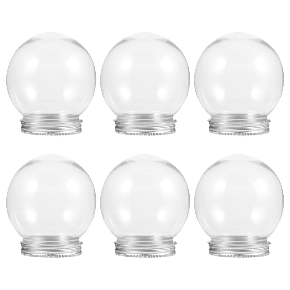 6pcs 150ml Plastic Water Ball Candy Bottle Diy Snow Globes Clear Crafts Making Empty Christmas Xmas Transparent Globe Kit Pet
6pcs 150ml Plastic Water Ball Candy Bottle Diy Snow Globes Clear Crafts Making Empty Christmas Xmas Transparent Globe Kit Pet