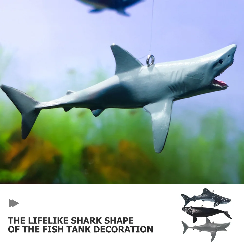 3Pcs Lifelike Shark Floating Aquarium Ornament Fish Tank Hanging Decoration Floating Fish Tank Decor Aquarium Float Decor
3Pcs Lifelike Shark Floating Aquarium Ornament Fish Tank Hanging Decoration Floating Fish Tank Decor Aquarium Float Decor