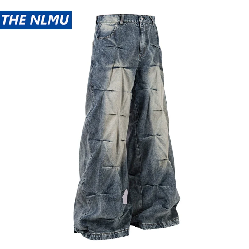 Men's Vintage Baggy Jeans Streetwear Hip Hop Loose Pleated Design Denim Pants Luxury Designer Jeans Trousers Blue
Men's Vintage Baggy Jeans Streetwear Hip Hop Loose Pleated Design Denim Pants Luxury Designer Jeans Trousers Blue