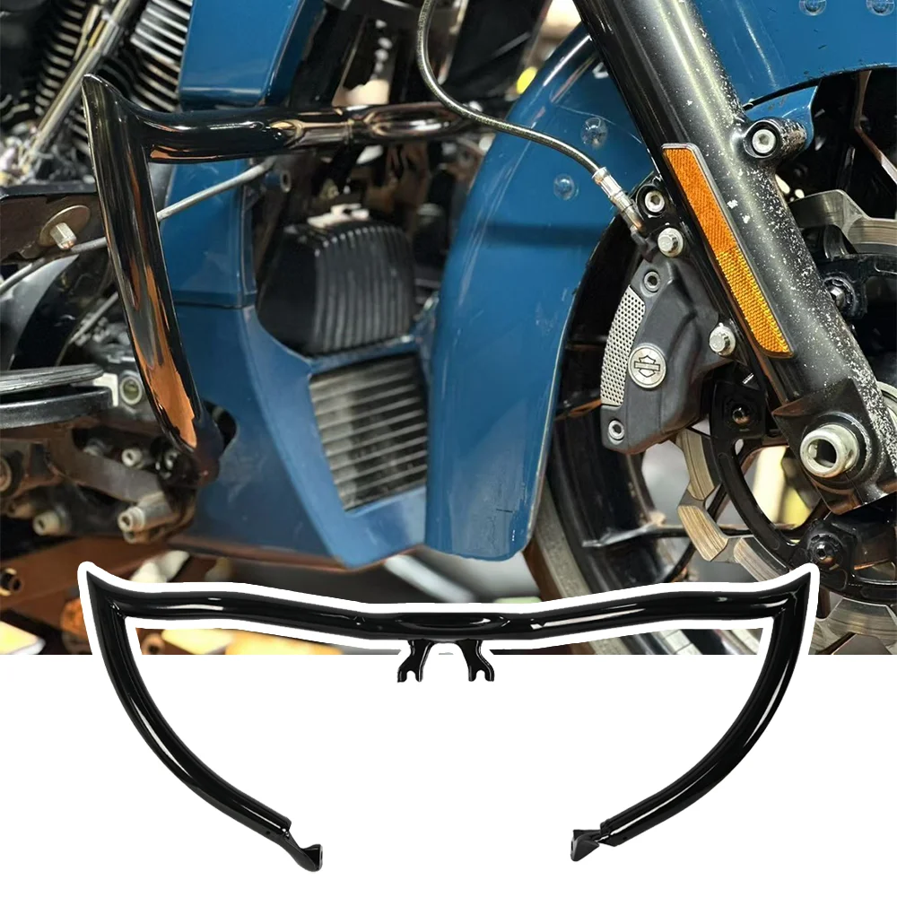Chrome Chopped Sharp Engine Guard Solid Steel Crash Bar Pumper for Harley Touring 2014-2025 Motorcycle Accessories
Chrome Chopped Sharp Engine Guard Solid Steel Crash Bar Pumper for Harley Touring 2014-2025 Motorcycle Accessories