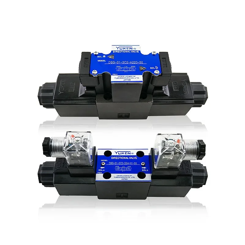 Hot Sale Price Yuken Directional Valve DSG DSG-03-3C2-D24-N-70 Hydraulic Solenoid Valve For Machine
Hot Sale Price Yuken Directional Valve DSG DSG-03-3C2-D24-N-70 Hydraulic Solenoid Valve For Machine