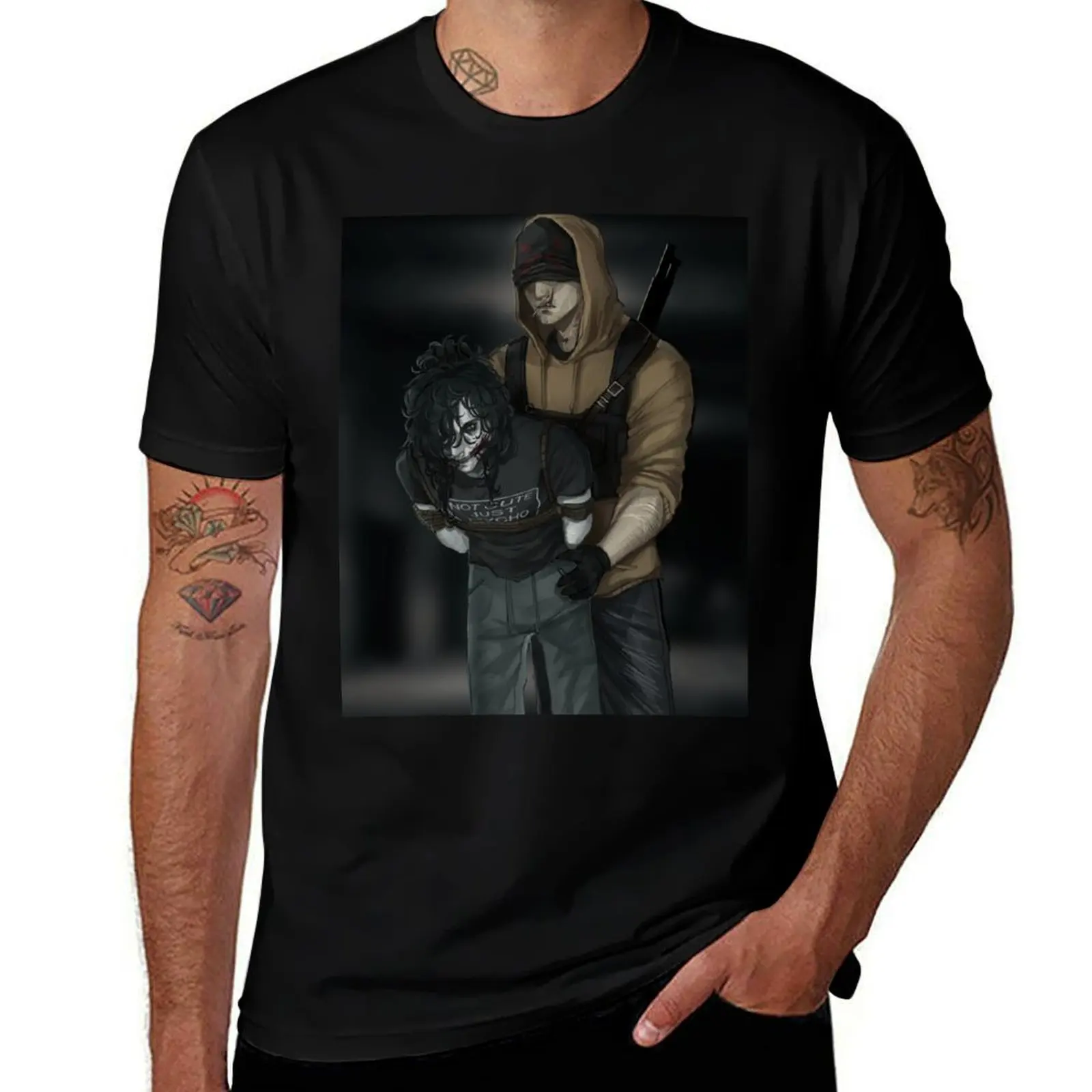 creepypasta art jeff thekiller slenderman hoodie T-Shirt Work Short Sleeve Cotton Top
creepypasta art jeff thekiller slenderman hoodie T-Shirt Work Short Sleeve Cotton Top