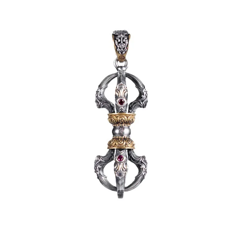 Vintage Buddhist Dharma Vessel Exorcism Vajra Pendant Necklace for Men Necklace Religious Amulet Accessory Gift
Vintage Buddhist Dharma Vessel Exorcism Vajra Pendant Necklace for Men Necklace Religious Amulet Accessory Gift