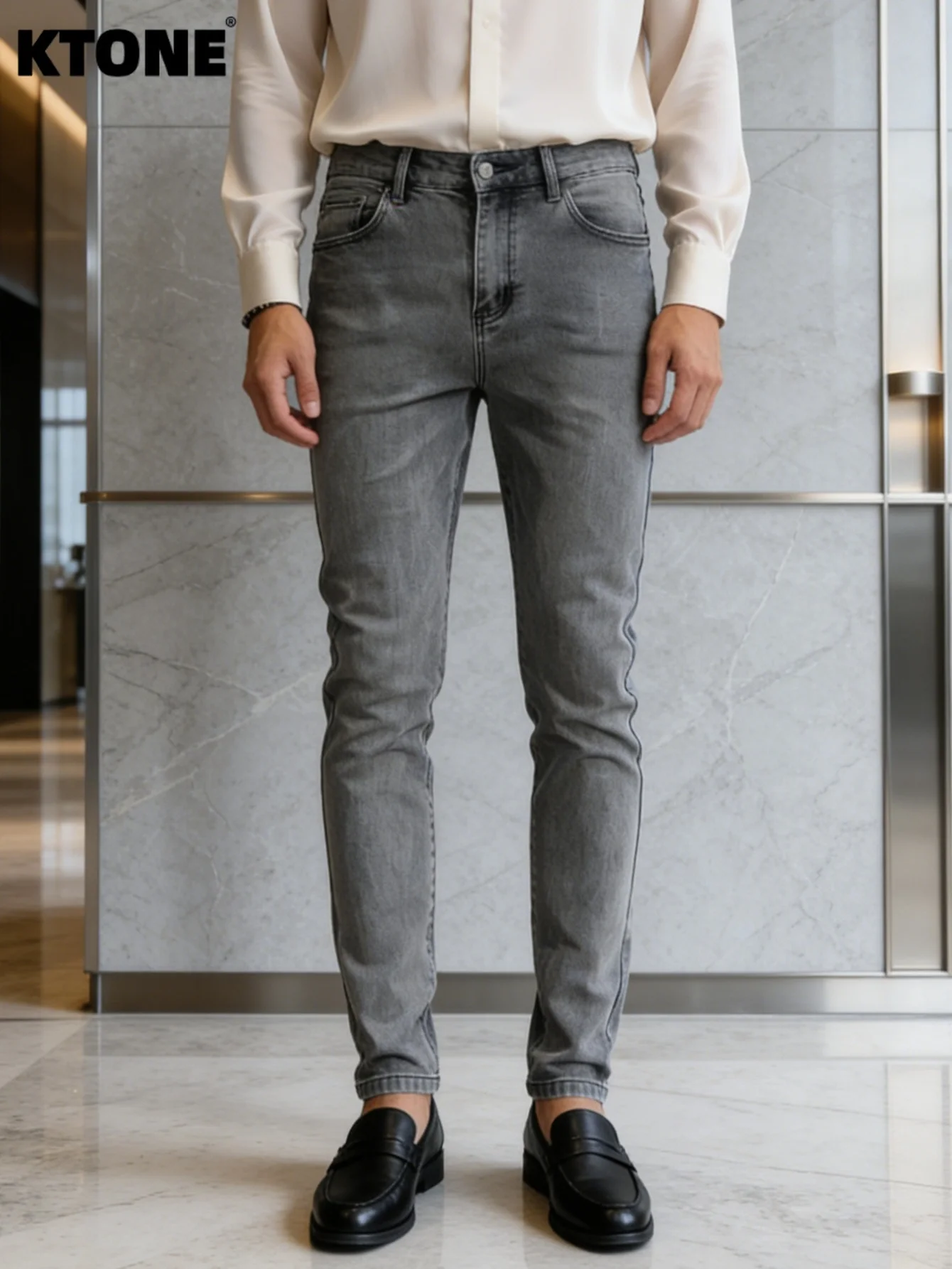 Vintage Jeans Unisex Gray Slim Denim Solid Color Drip For Dating No accessories or belts included
Vintage Jeans Unisex Gray Slim Denim Solid Color Drip For Dating No accessories or belts included