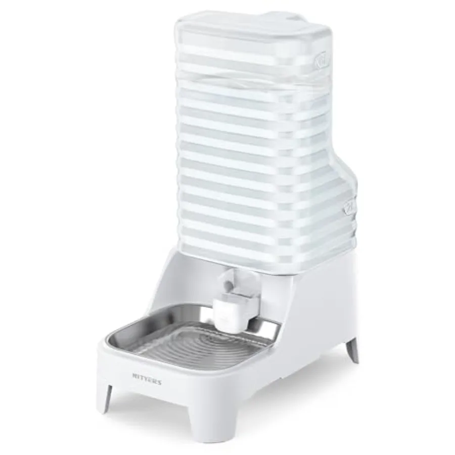 Automatic Dog Water Bowl Dispenser Patented Faucet - Large Gravity Cat Water Dispenser, Filter and Adjustable Base, Wide Mouth
Automatic Dog Water Bowl Dispenser Patented Faucet - Large Gravity Cat Water Dispenser, Filter and Adjustable Base, Wide Mouth