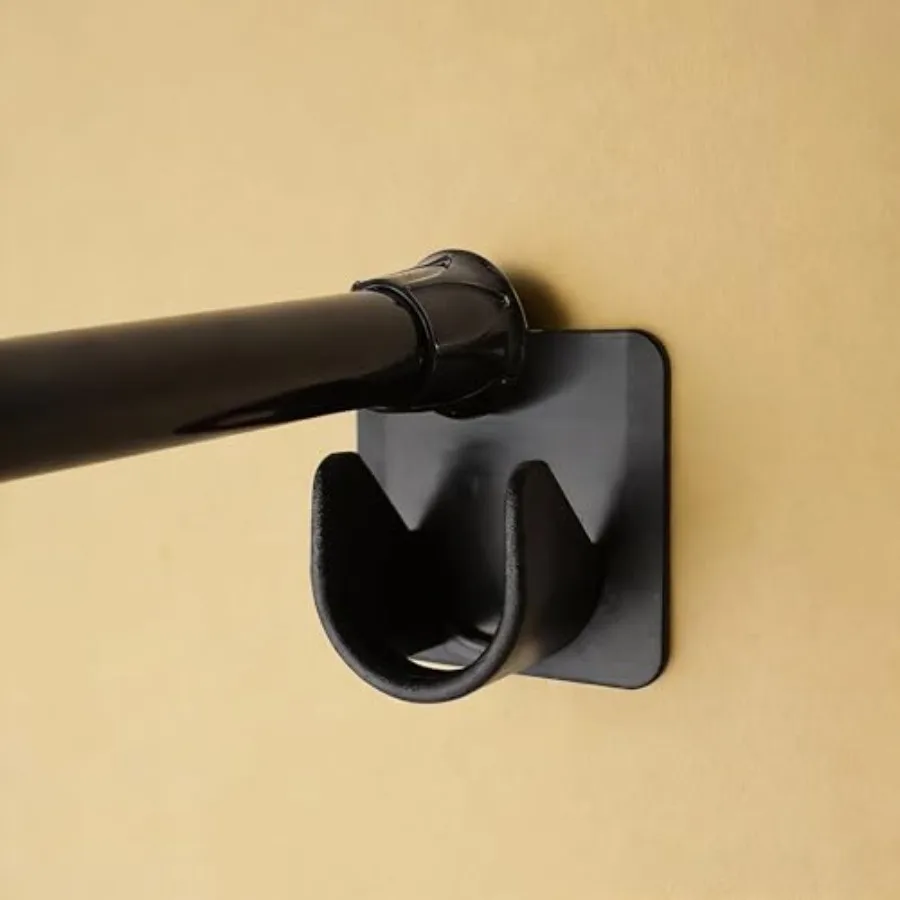 Adhesive Shower Curtain Rod Holder - 6 Pack Curtain Rod Bracket No Drilling, Fits Rods Up to 0.86" Diameter, Plastic Tension Sh
Adhesive Shower Curtain Rod Holder - 6 Pack Curtain Rod Bracket No Drilling, Fits Rods Up to 0.86" Diameter, Plastic Tension Sh