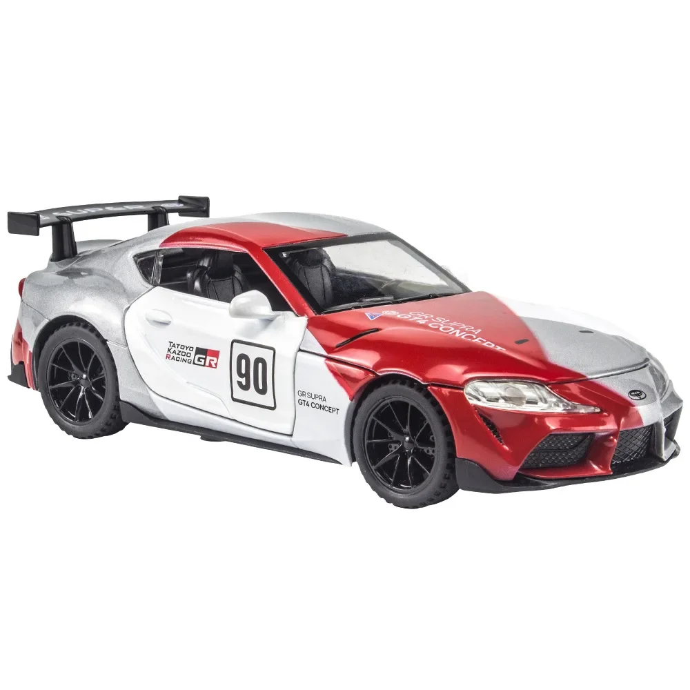 1:32 TOYOTA GR SUPRA GT4 CONCEPT литой миниатюрный автомобиль из сплава Модель гоночного металлического автомобиля коллекция подарков для детей A173
1:32 TOYOTA GR SUPRA GT4 CONCEPT литой миниатюрный автомобиль из сплава Модель гоночного металлического автомобиля коллекция подарков для детей A173