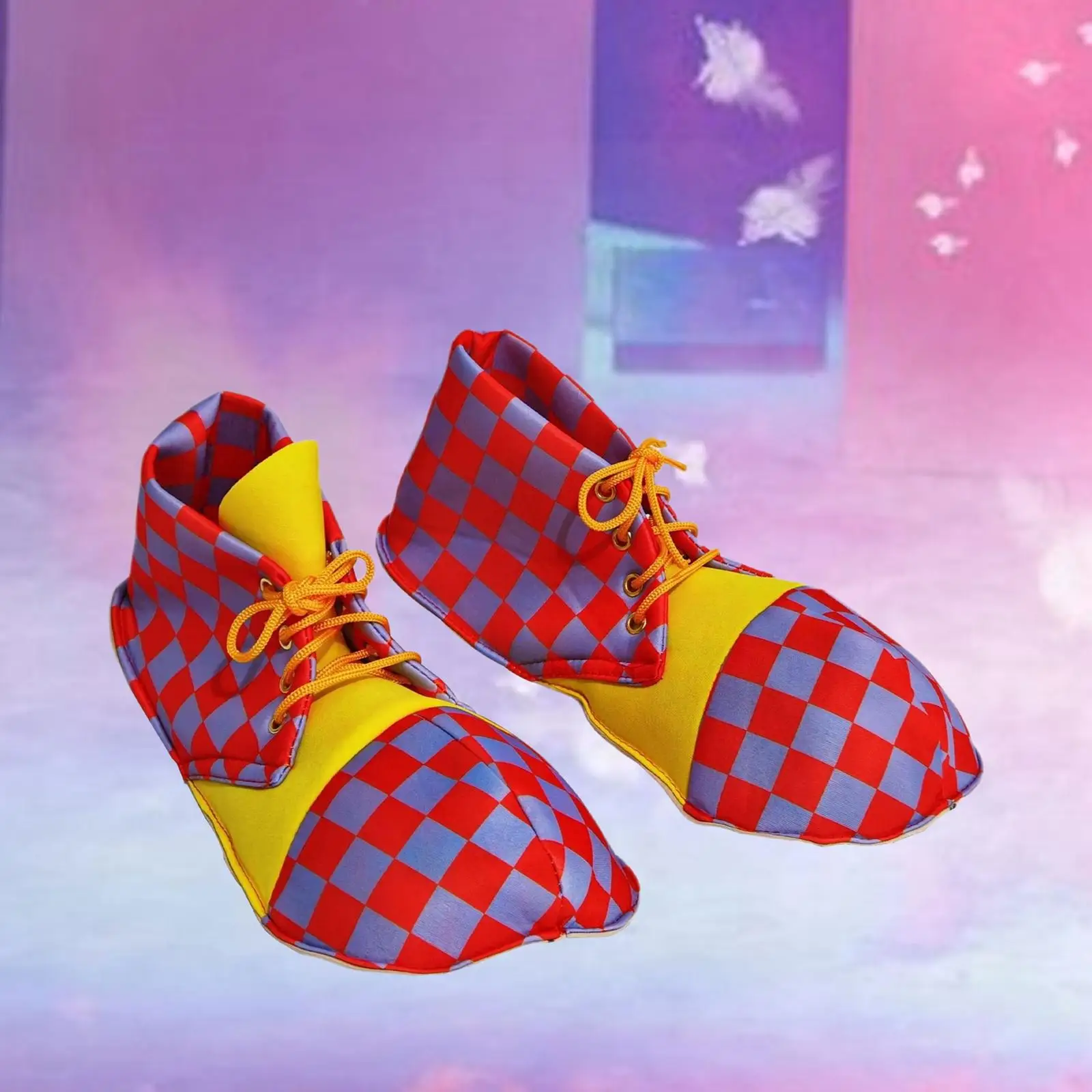 Clown Costumes PU Leather Shoes Colorful Lightweight Footwear Novelty Accessories for Halloween Party Cosplay
Clown Costumes PU Leather Shoes Colorful Lightweight Footwear Novelty Accessories for Halloween Party Cosplay