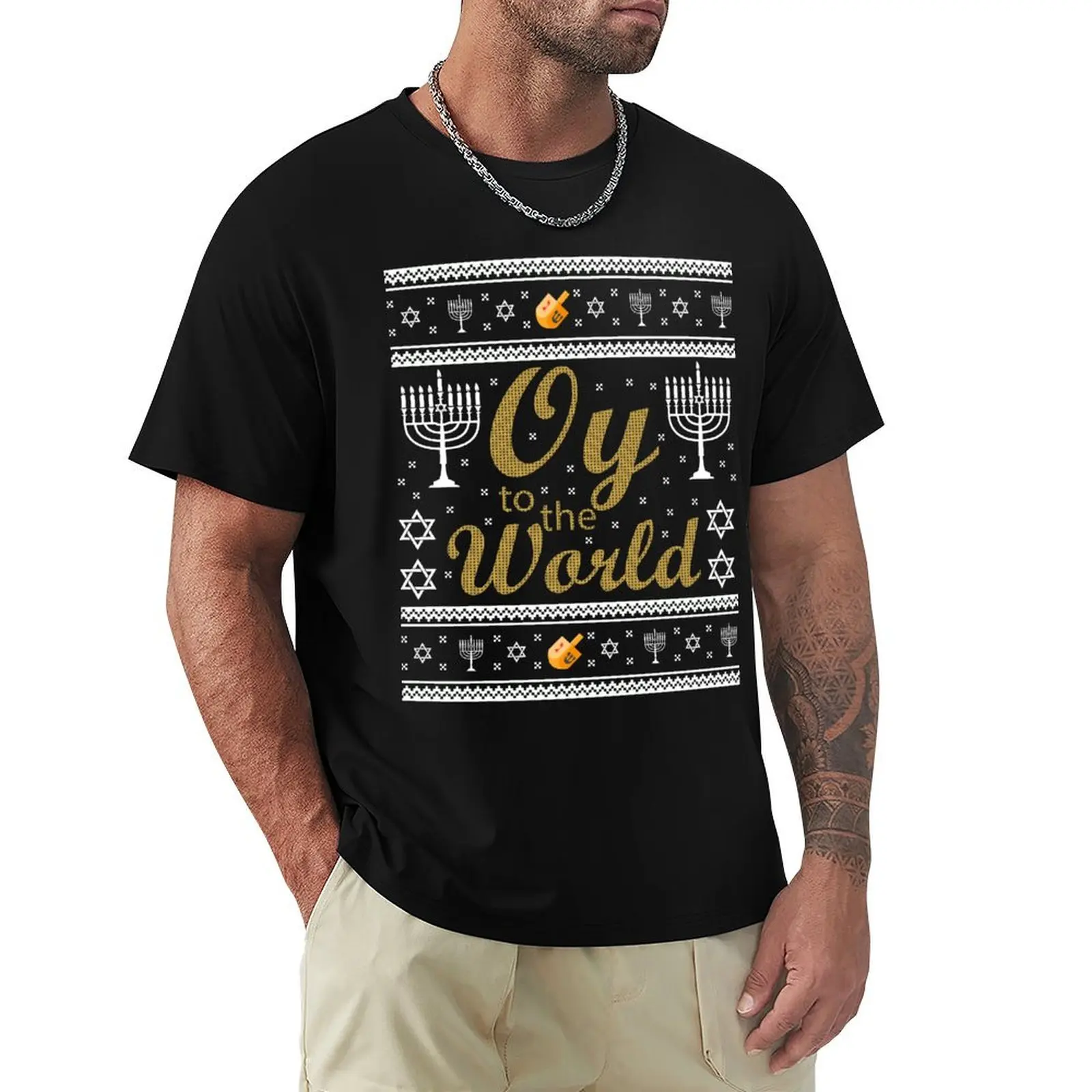 Deck The Halls With Matzo Balls Ugly Hanukkah Sweater T-Shirt Quick Dry Travel T-Shirt
Deck The Halls With Matzo Balls Ugly Hanukkah Sweater T-Shirt Quick Dry Travel T-Shirt