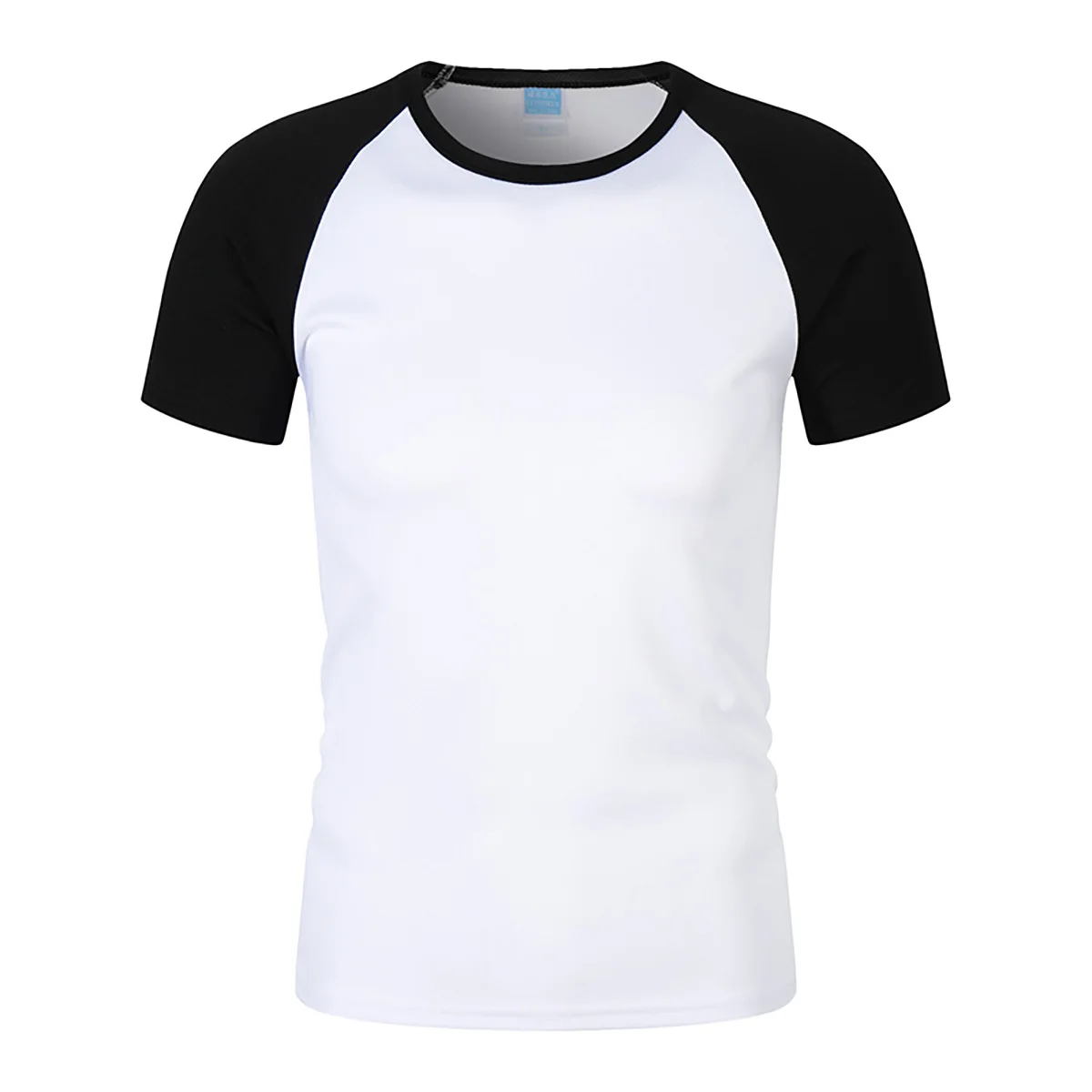 Summer Men's Quick Dry T-Shirt Polyester Round Neck Short Sleeved shirts Top White Shoulder With Color
Summer Men's Quick Dry T-Shirt Polyester Round Neck Short Sleeved shirts Top White Shoulder With Color