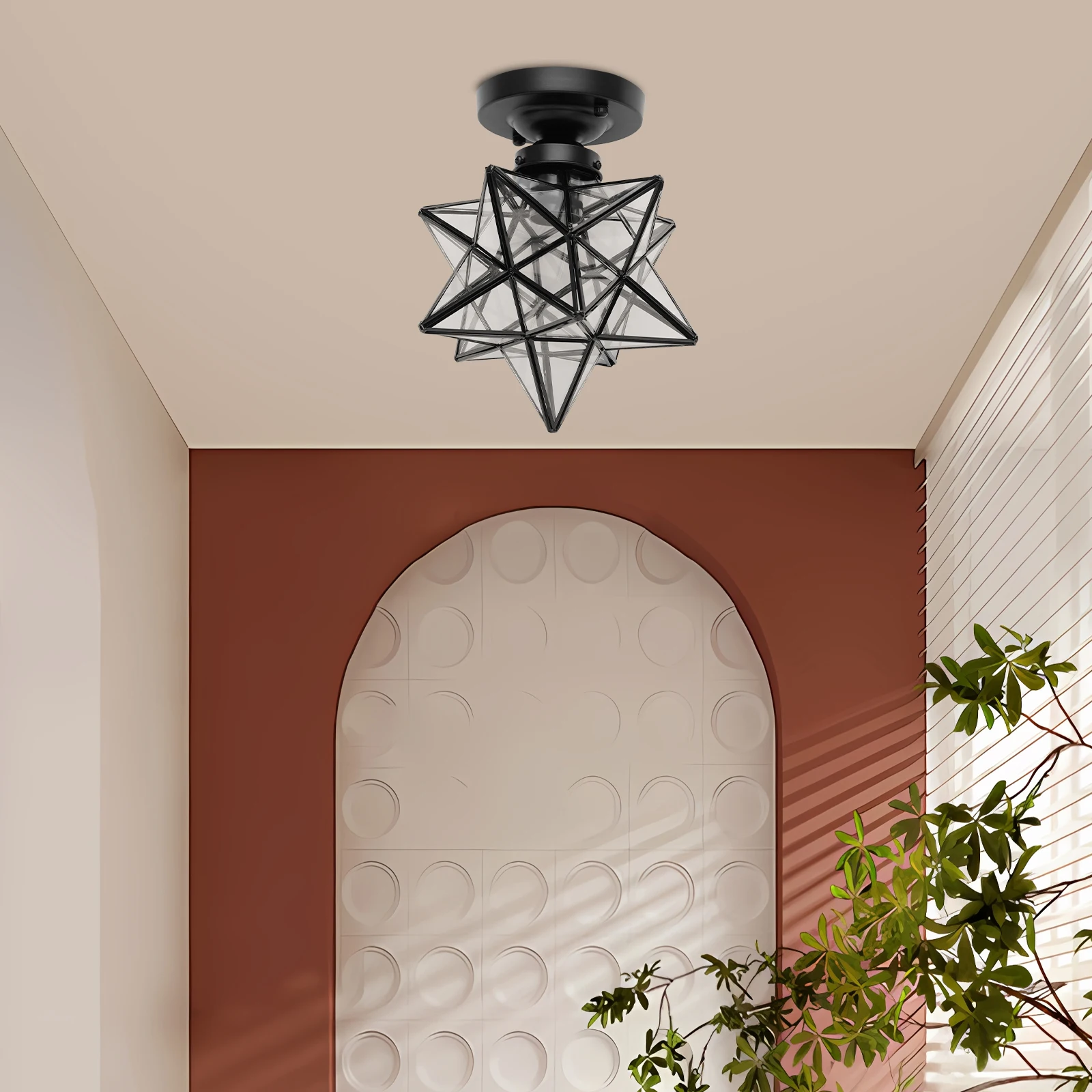 Потолочный светильник Moravian Star — прочный латунный каркас, 360° ° Подсветка, красивый стеклянный абажур, создает романтическую атмосферу
Потолочный светильник Moravian Star — прочный латунный каркас, 360° ° Подсветка, красивый стеклянный абажур, создает романтическую атмосферу