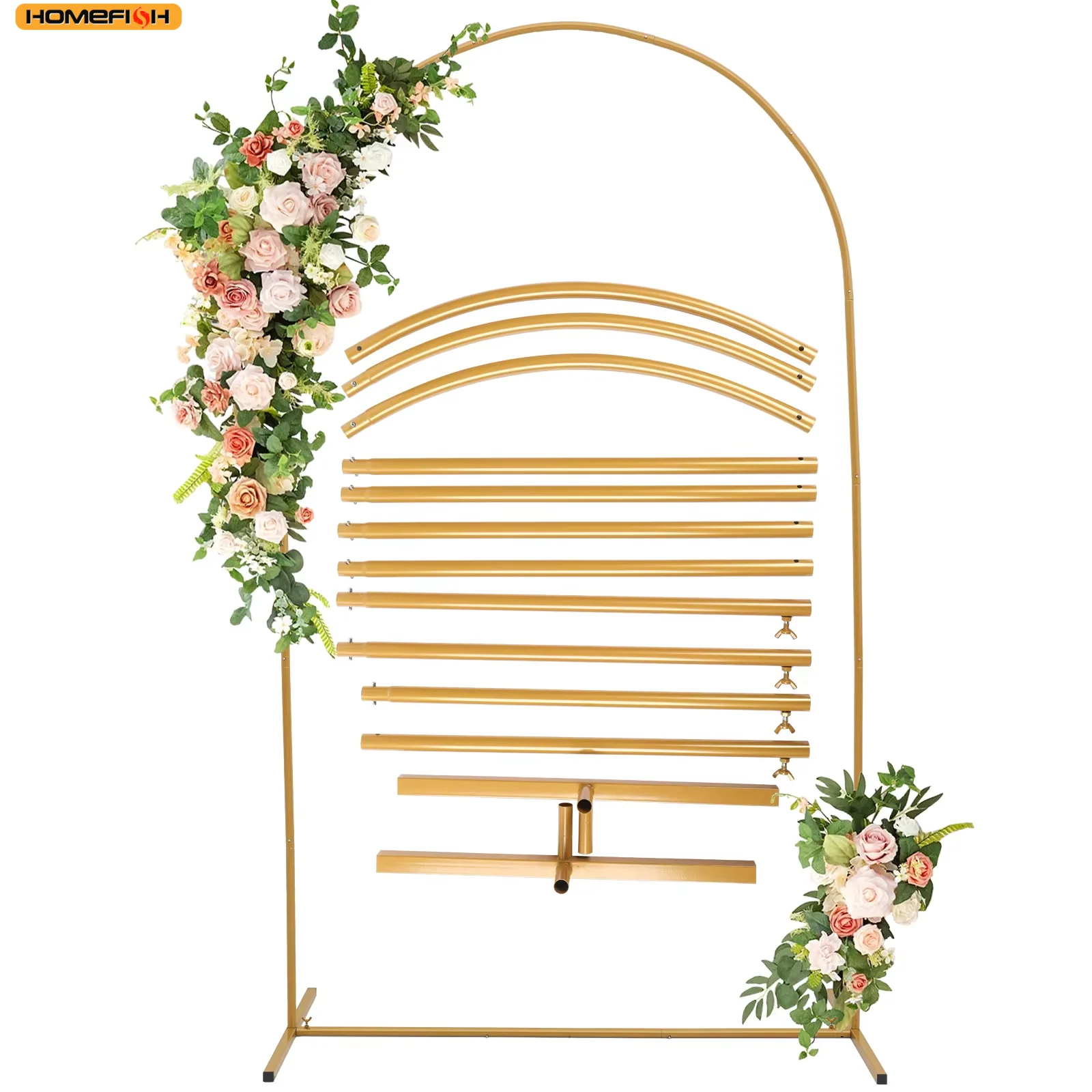 Золотая подставка для свадебной арки, декор для вечеринки в честь дня рождения, годовщины, арка из воздушного шара, новая рамка, держатель для фона, кронштейн, размер 6 футов 6,6 футов 7,2 фута
Золотая подставка для свадебной арки, декор для вечеринки в честь дня рождения, годовщины, арка из воздушного шара, новая рамка, держатель для фона, кронштейн, размер 6 футов 6,6 футов 7,2 фута