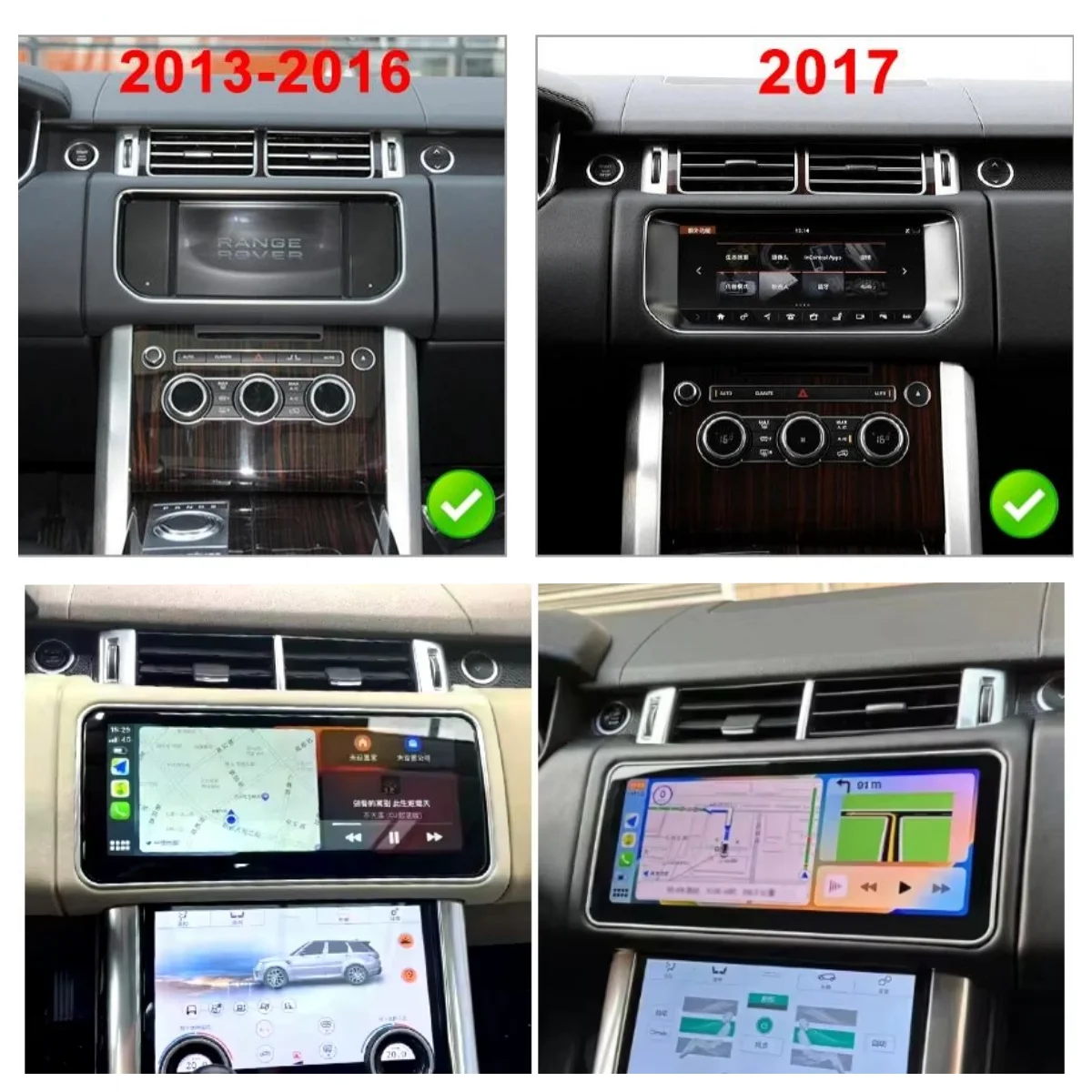 12.3" Android 13 Car Radio Dual System For Range Rover Executive L405 2013-2017 Multimedia Player GPS Head Unit Carplay AC Panel
12.3" Android 13 Car Radio Dual System For Range Rover Executive L405 2013-2017 Multimedia Player GPS Head Unit Carplay AC Panel