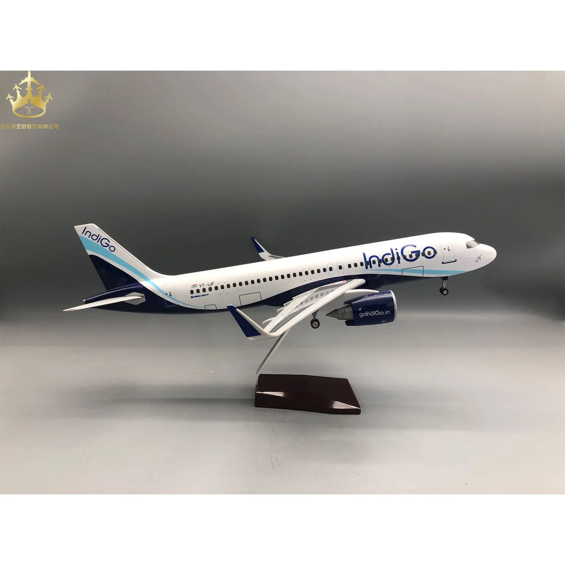 Indigo Airbus A320 Airplane Model 47 Cm Simulation Static Aircraft With Led Lights With Landing Gear For Aviation Enthusiasts
Indigo Airbus A320 Airplane Model 47 Cm Simulation Static Aircraft With Led Lights With Landing Gear For Aviation Enthusiasts