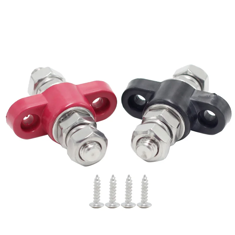 High Quality M10 Double-Head Busbar Battery Terminals Car Modified for Motorhome Yacht Bus-Power Distribution Equipment
High Quality M10 Double-Head Busbar Battery Terminals Car Modified for Motorhome Yacht Bus-Power Distribution Equipment