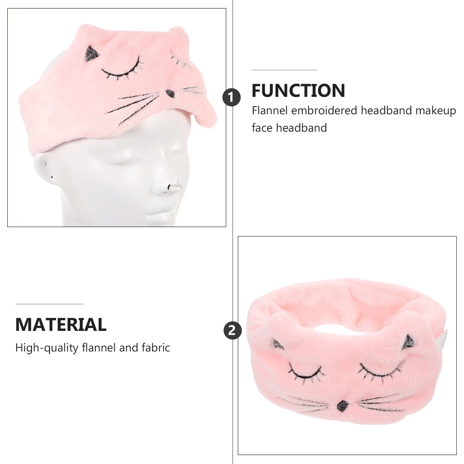 1pc Embroidered Hair Band Premium Material Lovely Cartoon Design Elastic Makeup Headband For Face Washing Women Girls
1pc Embroidered Hair Band Premium Material Lovely Cartoon Design Elastic Makeup Headband For Face Washing Women Girls