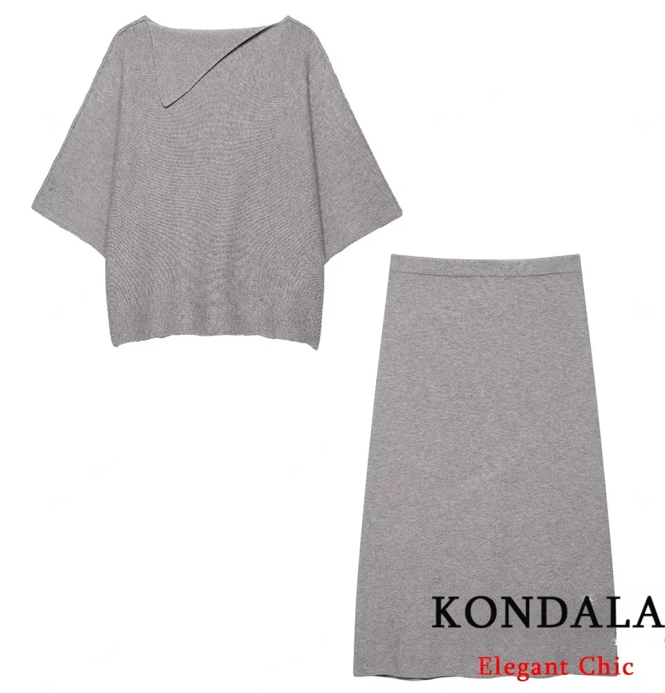 KONDALA женский тонкий серый комплект с воротником-раскладушкой, топ с эластичной резинкой на талии, комплект миди, новинка 2025 года, весенне-осенний модный комплект для пригородных вечеринок
KONDALA женский тонкий серый комплект с воротником-раскладушкой, топ с эластичной резинкой на талии, комплект миди, новинка 2025 года, весенне-осенний модный комплект для пригородных вечеринок