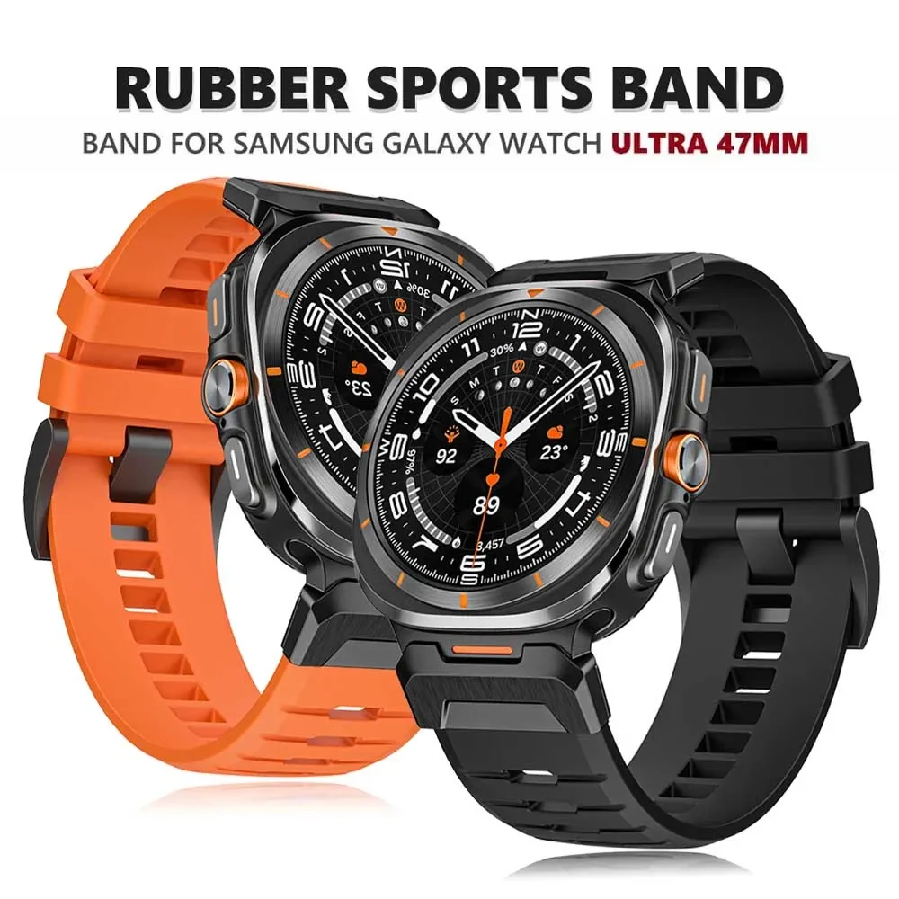 Ремешок резиновый для Samsung Galaxy Watch Ultra 47 мм, спортивный мягкий Быстросохнущий Браслет для SAMSUNG Watch 7 Ultra 47 мм, без зазора
Ремешок резиновый для Samsung Galaxy Watch Ultra 47 мм, спортивный мягкий Быстросохнущий Браслет для SAMSUNG Watch 7 Ultra 47 мм, без зазора