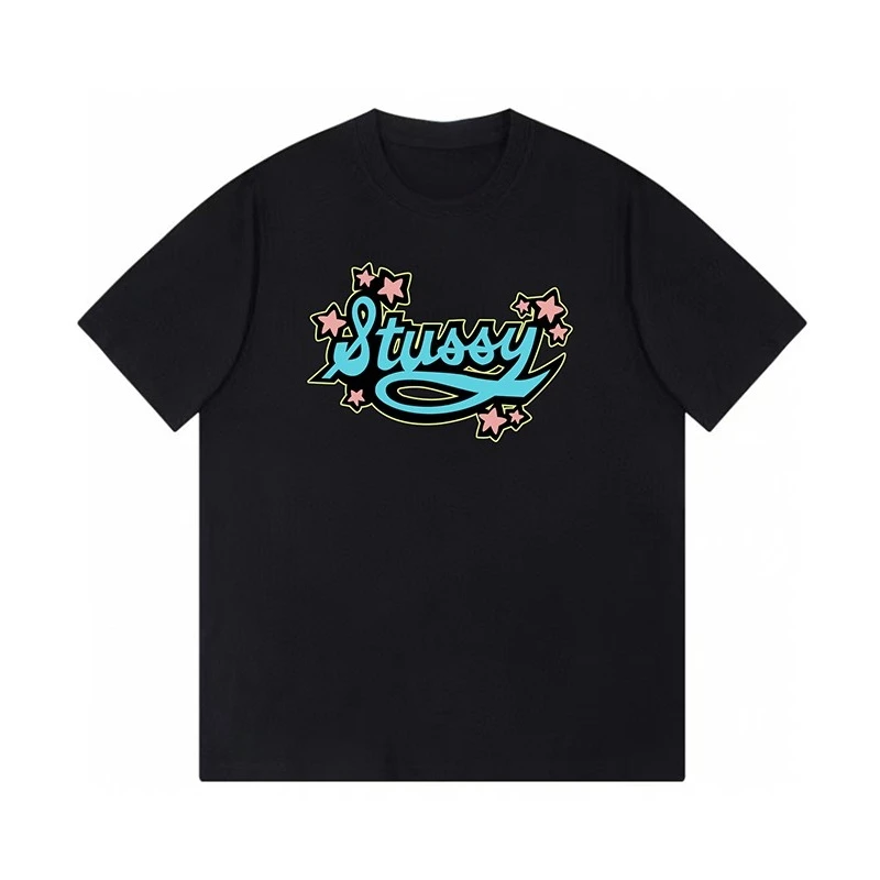 Stussy's Short-sleeved Star-letter Printed Casual T-shirts Are Selling Well in A High-quality Event This Summer
Stussy's Short-sleeved Star-letter Printed Casual T-shirts Are Selling Well in A High-quality Event This Summer