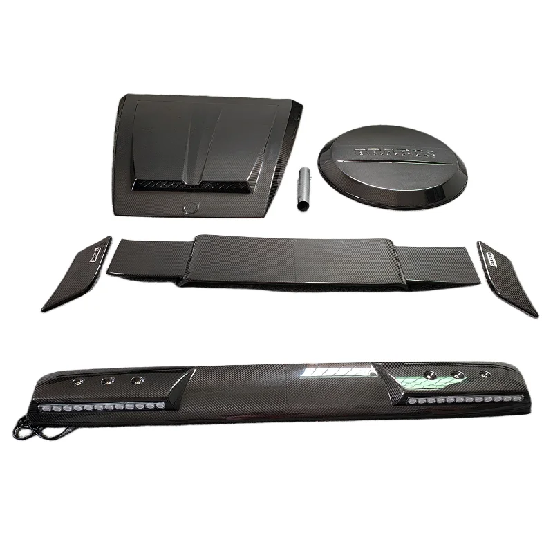 High Quality Dry Carbon Fiber B-style Engine Hood Roof Spoiler Spare Tire Cover Rear Spoiler for Benz G-Class W463 G800 Body Kit
High Quality Dry Carbon Fiber B-style Engine Hood Roof Spoiler Spare Tire Cover Rear Spoiler for Benz G-Class W463 G800 Body Kit