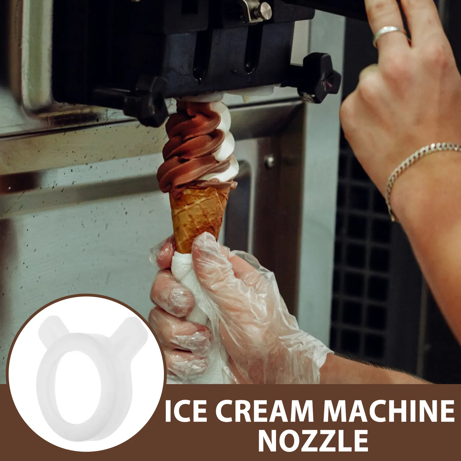 Ice Cream Machine Nozzle Caps Hexagonal Design Soft Serve Nozzle Replacement Artistic Modeling Lid Accessories
Ice Cream Machine Nozzle Caps Hexagonal Design Soft Serve Nozzle Replacement Artistic Modeling Lid Accessories