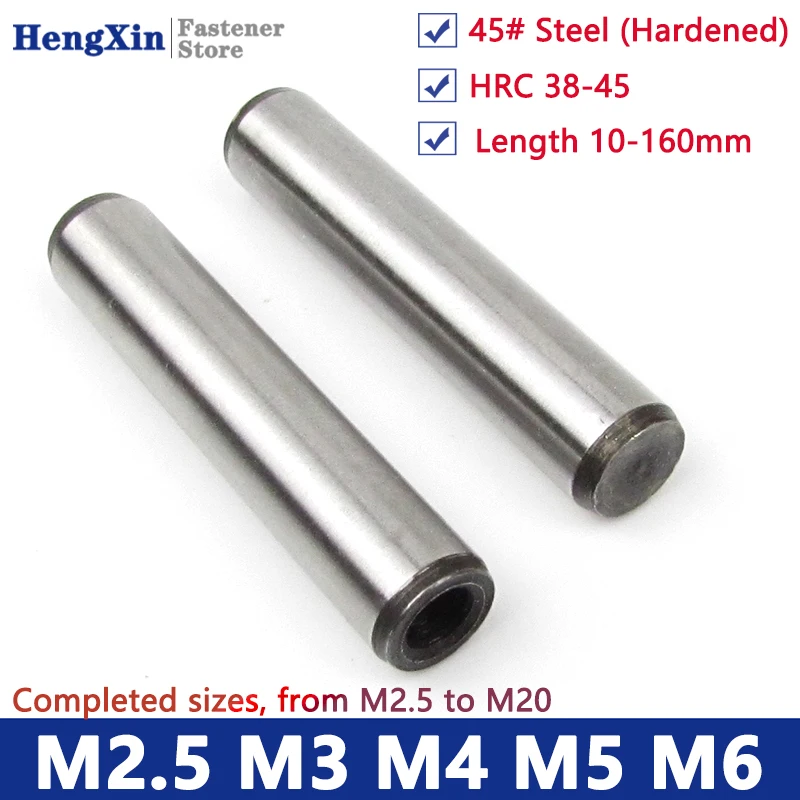 M2.5 M3 M4 M5 M6 Hardened 45# Steel Quenched Single Head Internal Thread Cylindrical Pin Positioning Tapping Pin Location Dowel
M2.5 M3 M4 M5 M6 Hardened 45# Steel Quenched Single Head Internal Thread Cylindrical Pin Positioning Tapping Pin Location Dowel