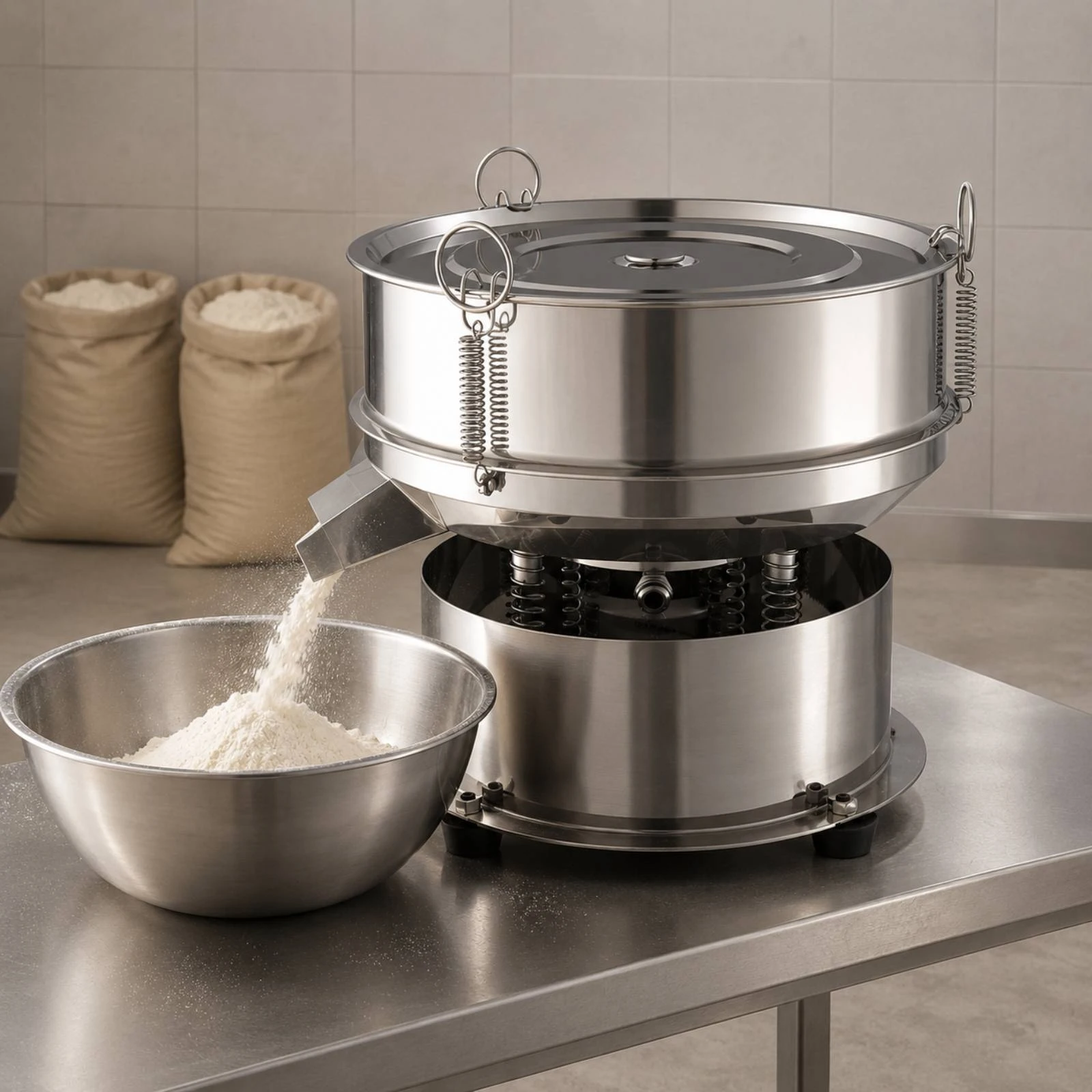 Electric Vibrating Sieve Versatile Stainless Steel Powder Sifter Professional-Grade Flour Sifter High Performance For
Electric Vibrating Sieve Versatile Stainless Steel Powder Sifter Professional-Grade Flour Sifter High Performance For