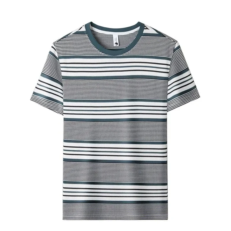 Mens Striped Crew Neck T Shirt Casual Short Sleeve Breathable Tee
Mens Striped Crew Neck T Shirt Casual Short Sleeve Breathable Tee