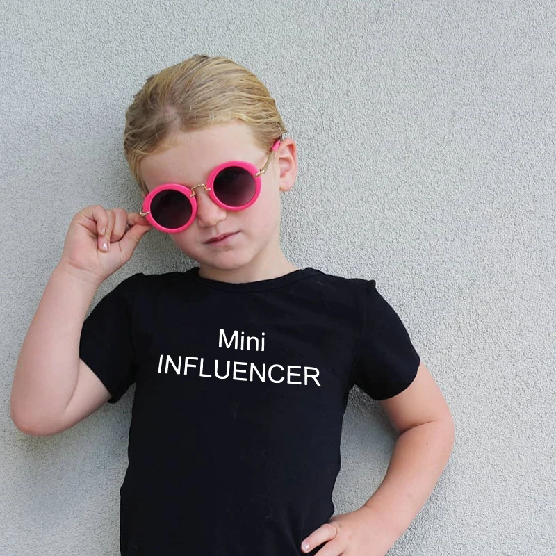 Mini Influencer Toddler T-Shirt, Cute Casual Baby Kids Fashion Top Cotton Tee for Boys Girls Gift Outfit
Mini Influencer Toddler T-Shirt, Cute Casual Baby Kids Fashion Top Cotton Tee for Boys Girls Gift Outfit