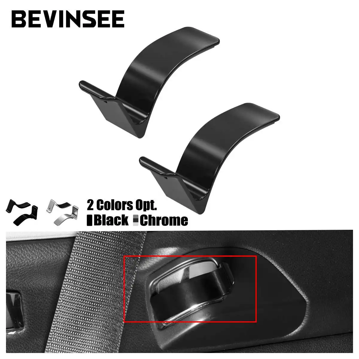 2PCS Car Seatbelt Handover Fix Attachment Extender Left/Right Side for BMW E92 2005 2006 2007 2008 2009 2010 2011 2012 2013 2015
2PCS Car Seatbelt Handover Fix Attachment Extender Left/Right Side for BMW E92 2005 2006 2007 2008 2009 2010 2011 2012 2013 2015
